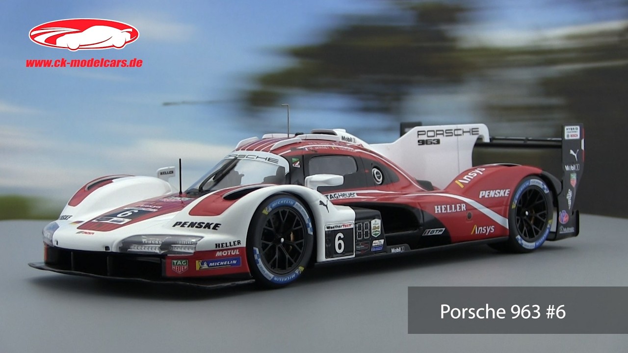 Ixo 1:18 Porsche 963 #6 4th 24h Daytona 2024 Porsche Penske