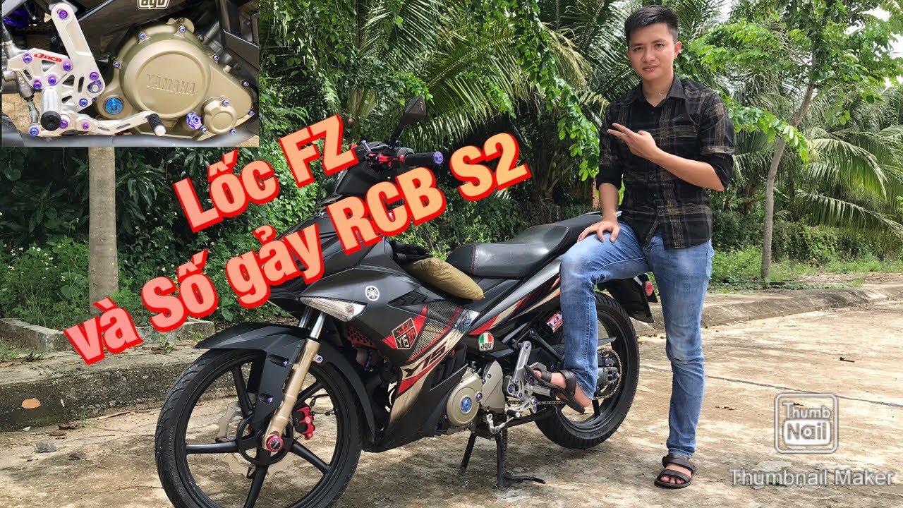 Bộ số gảy đơn Racing boy S2 và Lốc nồi FZ trên xe... - youtube