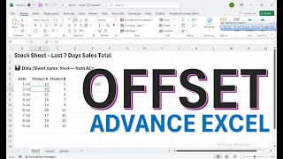How to Use OFFSET in Excel Like a Pro (With Dynamic Examples)