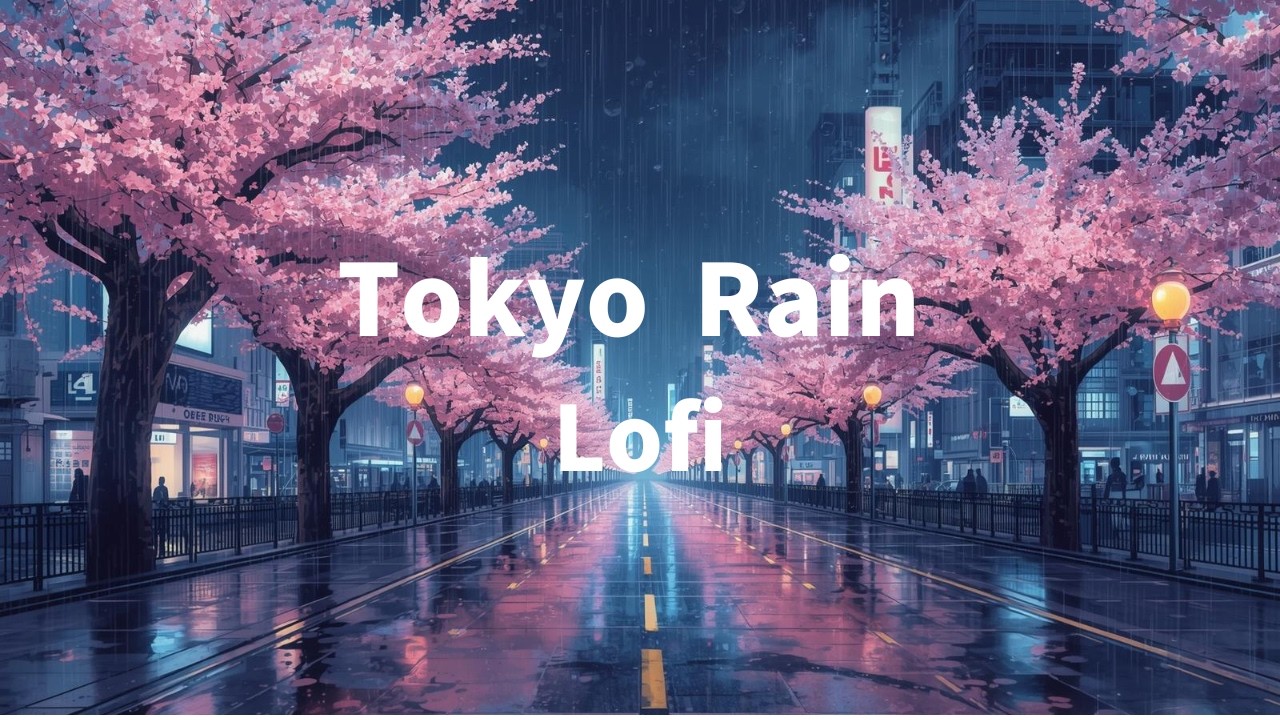 Rainy Night in Tokyo 🌧️ | Sakura Lofi Beats for Study & Relax - YouTube