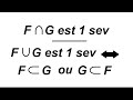 Union et intersection de sousespaces vectoriels  dmonstration