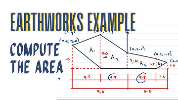 area computation for earthworks | sample problem 1