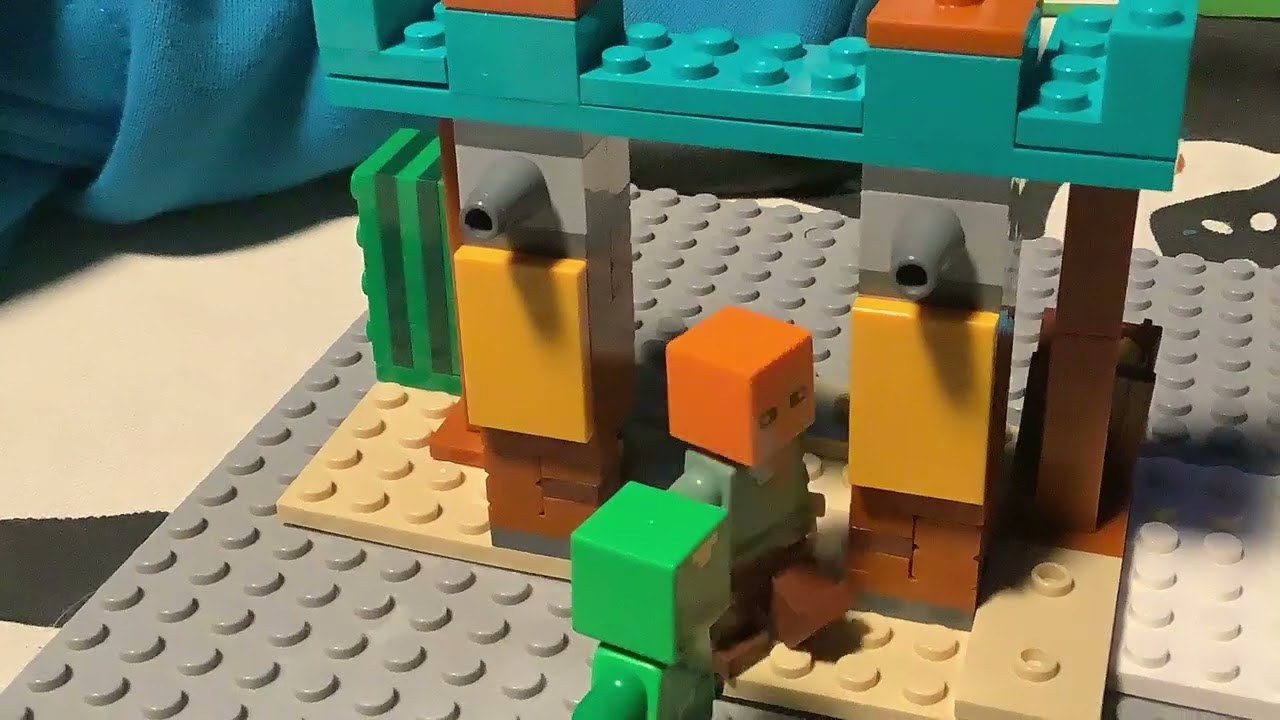 Zombie dresses as cactus knight and try’s to trick Alex