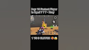 Day:10 Fastest Player In Bgmi 7 7 7 • ZuxyOp ☠️📈 #bgmi #shortsfeed #pubgmobile #gaming #shorts#short