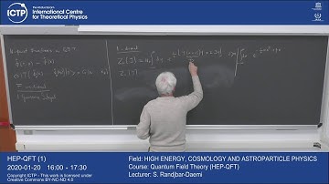Quantum Field Theory - Lecture 1: Functional Integrals 1- Free Scalar Field