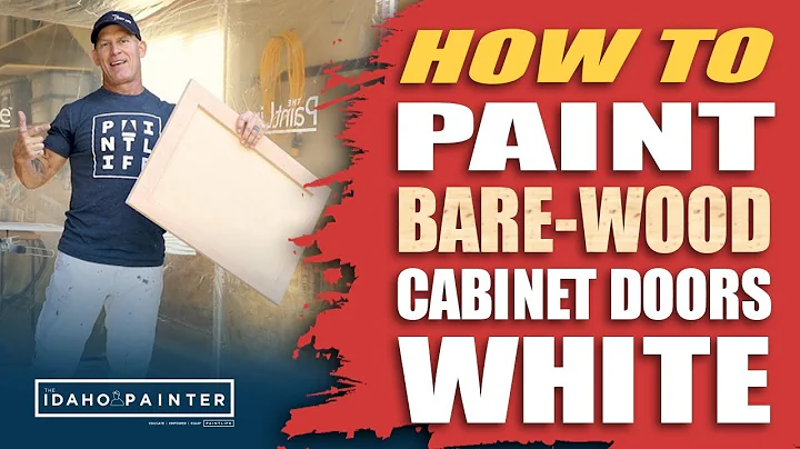 Painting Wood Cabinet Doors with an Airless Sprayer. Getting A Professional Glossy Finish!