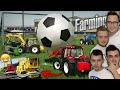 Gramy W Piłkę Nożną Ciągnikami [TeamMST] Footbal In FS19 😱 Wyścigi Bizonami 🔥 MafiaSolec