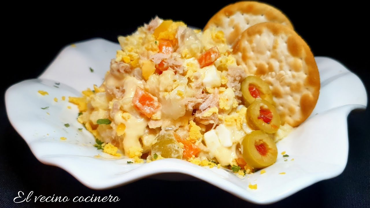 Ensaladilla de COLIFLOR, saludable y deliciosa‼️