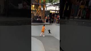 Precious Dog Explores Skate Park And Takes A Tumble