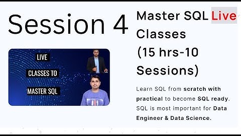 SQL Session 4