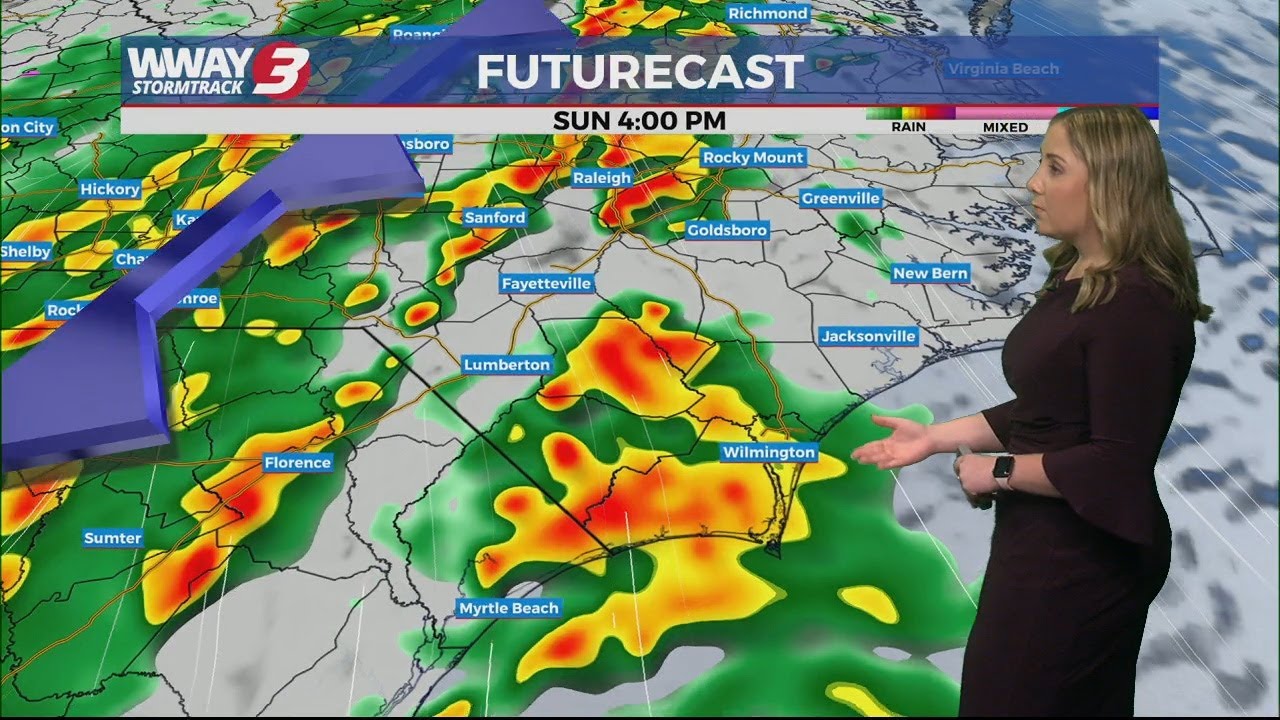 Rain and storm chances increase this weekend - YouTube