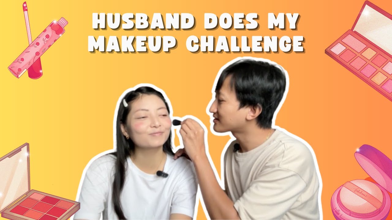 HUSBAND does my MAKE-UP CHALLENGE| Nailed it or failed it?