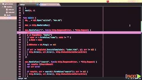 Go for Web Development: Replacing the Default Template Engine | packtpub.com
