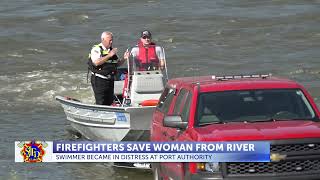 Woman rescued from local river, prompts safety advice from officials