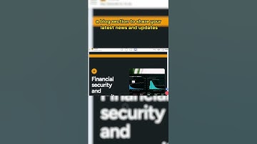 #shorts  PlanM5 - No-code Finance Website Template | Mobirise