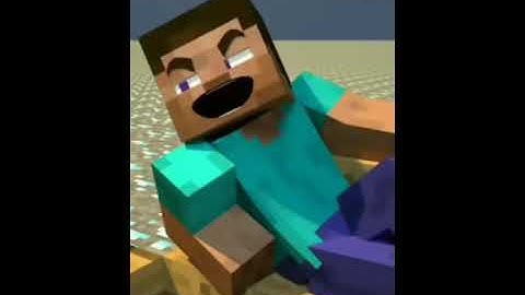 steve, entity 303, herobrine funny moment animation minecraft