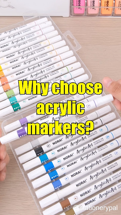 So, would you choose acrylic markers? #shorts