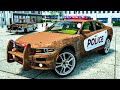 Police car in a problematic situation  wheel city heroes wch police truck cartoon