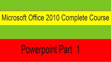 Ms Office PowerPoint  Course In urdu Part 1 -Ms office tutorial in hindi video -Ms office 2010
