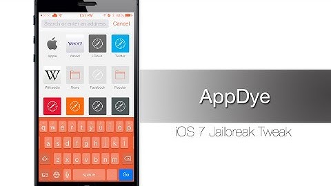 AppDye allows you to easily change the color of UI elements - iPhone Hacks