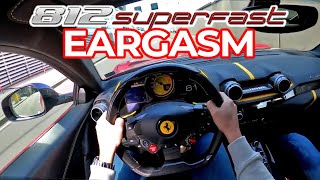 The ferrari 812 is not one most beautiful cars of past years, by
popular opinion, but 800hp 6.5l v12 engine a real monster, both in
power and ...