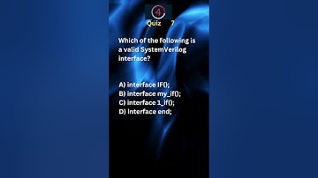 VLSI verilog Quiz -7 #shorts #verification #interview #verilog #quiztime #programming #tutorial #yt