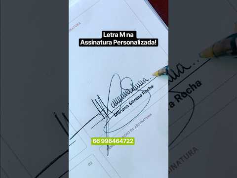 COMO FAZER UMA ASSINATURA E RUBRICA DE SUCESSO E PROFISSIONAL