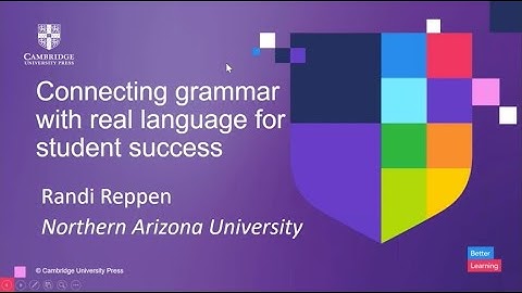 Connecting Grammar with Real Language for Student Success with Randi Reppen
