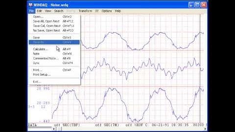 Eliminate High Frequency Noise Using the Moving Average Feature in Advanced CODAS