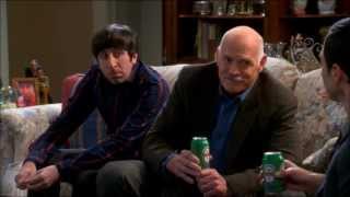 Sheldon & Bernadette's Father Have a Beer (TBBT: 7X09 The Thanksgiving Decoupling)