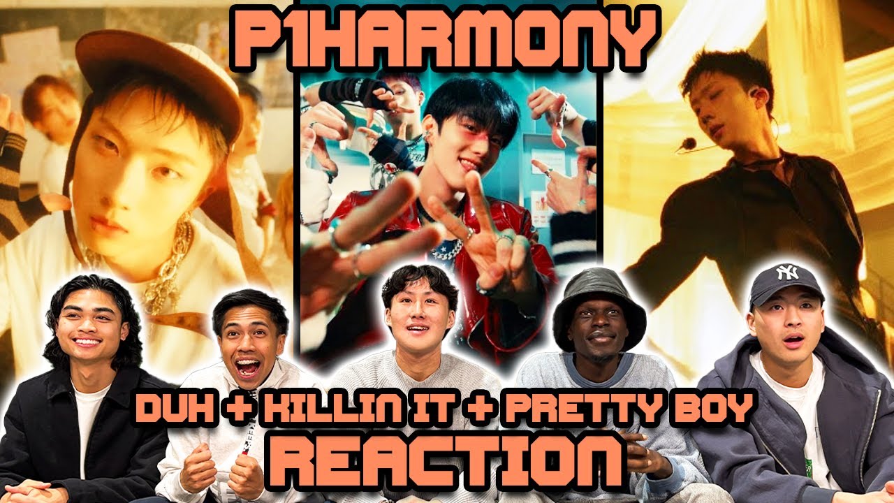 OUR FIRST TIME WATCHING P1HARMONY! | Duh + Killin It + Pretty Boy