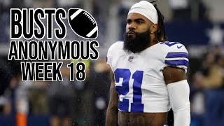 Busts Anonymous Week 18, 2022 - Fantasy Football Busts. The Cowboys Let Us Down (Shocker)