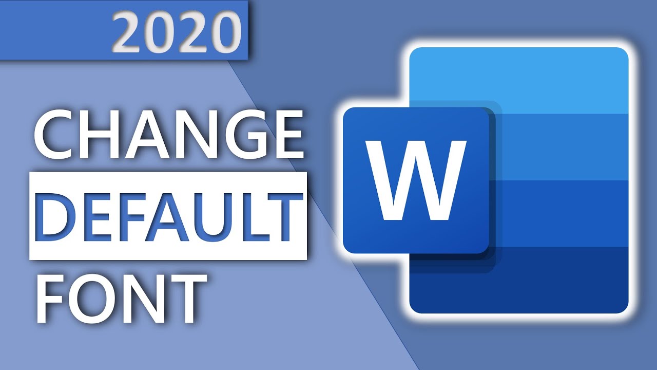 Change the Default Font for all your Word Docs