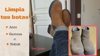 Clean suede shoes - YouTube