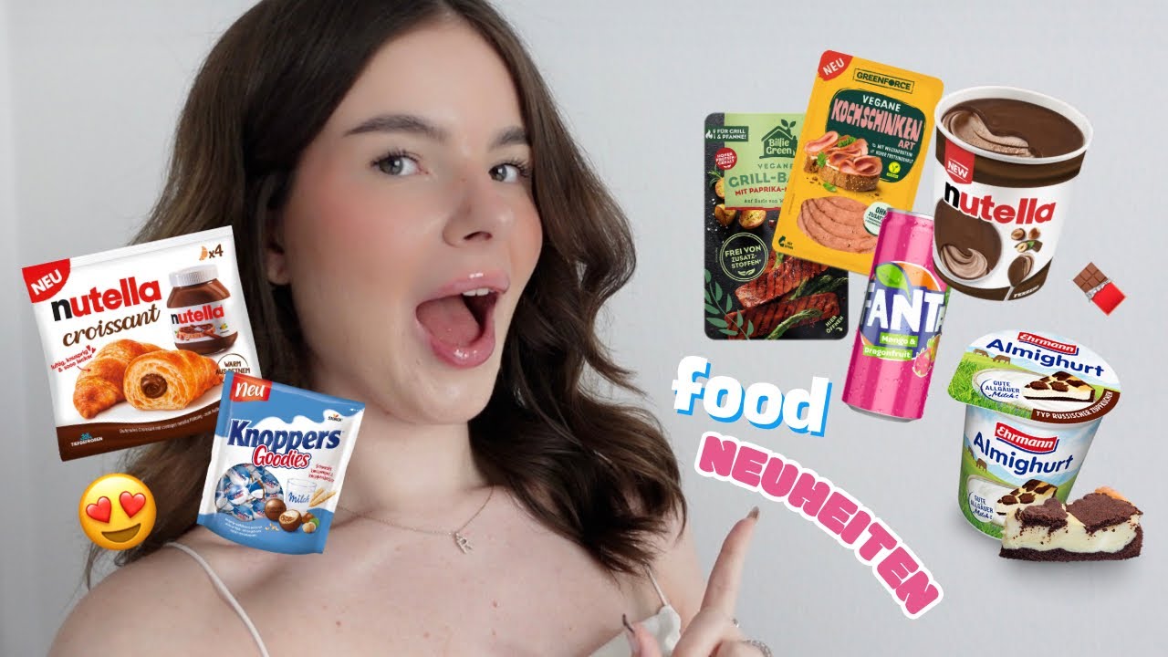 NUTELLA EIS & CROISSANTS🍫 Fanta Drachenfrucht, Knoppers, cake Joghurt… FOOD NEUHEITEN | minimalromi