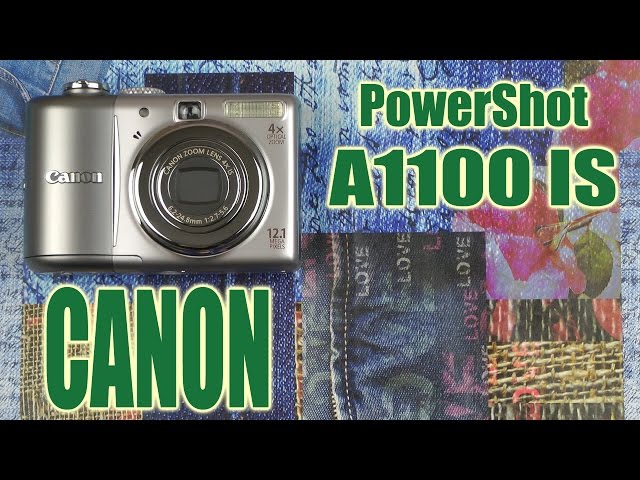 Распаковка Canon PowerShot A1100 IS Silver - YouTube
