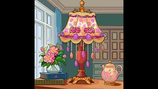 Zen Color App Paint by Numbers Color with me Classic Vintage Lamp #relaxing #coloring #details screenshot 5