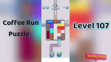 ☕ Coffee Run Puzzle Level 107 Walkthrough 🔍 | Coffee Run Level 107