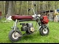 2wd twin engine Minibike Completed