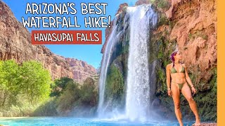 ARIZONA'S BEST WATERFALLS  ULTIMATE GUIDE TO HIKING HAVASUPAI FALLS  (PART 1)