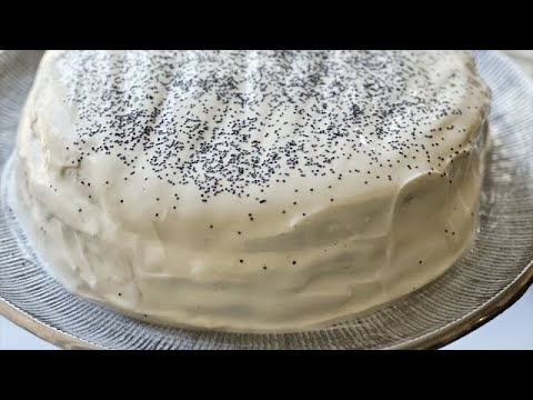 How to Make Poppy Seed Cake with Sour Cream Frosting | Rachael Ray Show