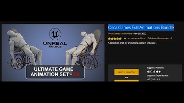 UE Jan Free Content - Orca Games Full Animations Bundle - UE Cinematic Renders