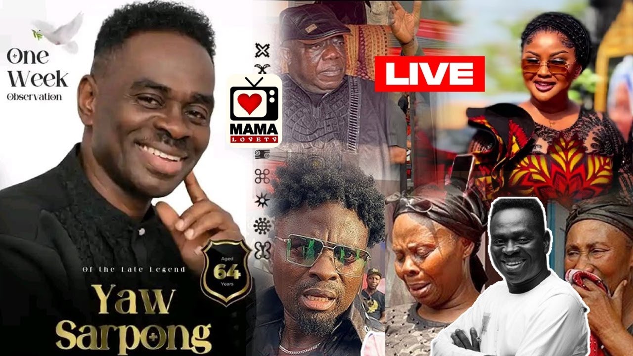 LIVE: Tears Flow as Ghana Bids Farewell to Gospel Icon Yaw Sarpong 💔🕊️