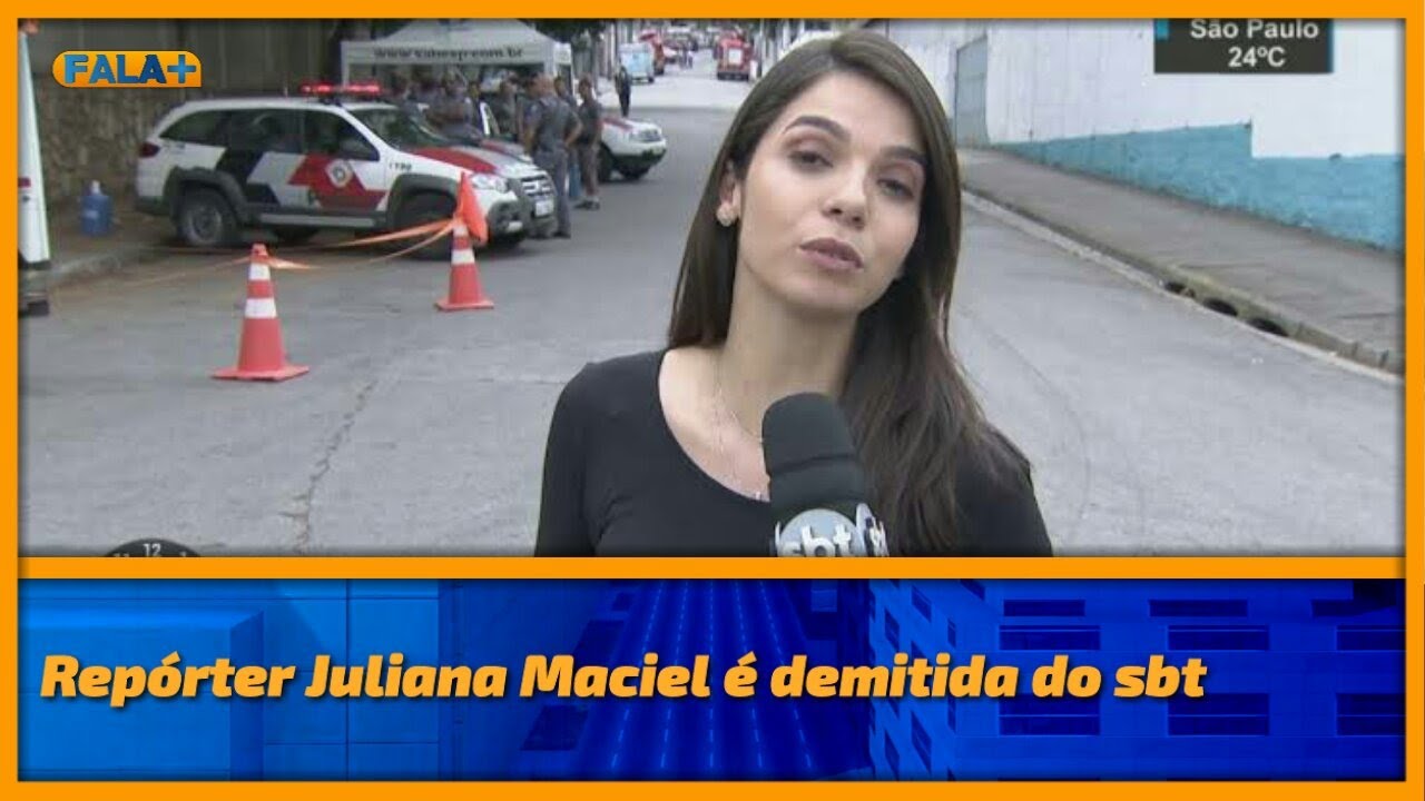 Repórter Juliana Maciel é demitida do sbt - YouTube