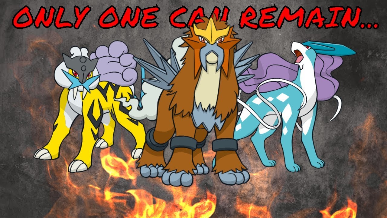 Entei vs Raikou vs Suicune