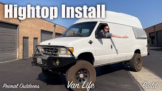 Ford Econoline Hightop Install  Wasatch Overland