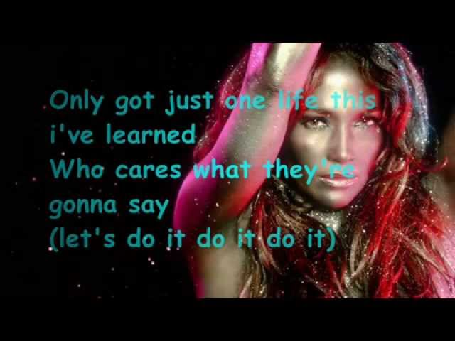 Jennifer Lopez ft Pitbull - Dance Again (Clean) [Lyric Video] class=