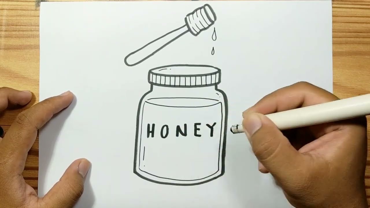 Honey drawing easy