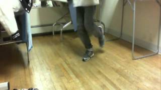 5-6 AM Training 2.23.12 Bboy Loose Lee Footwork