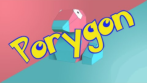 Porygon 3D | Pokemon fanart
